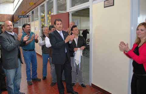 Homenaje p&oacute;stumo al h&eacute;roe de Malvinas, Alberto Amesgaray