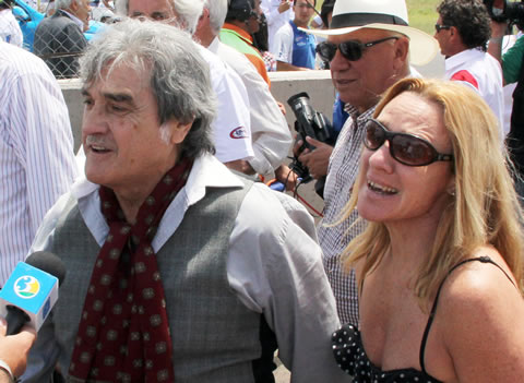 Lito Cruz estuvo en La Pampa