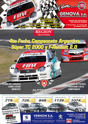 Suplemento Color S&uacute;per TC2000 y F-R