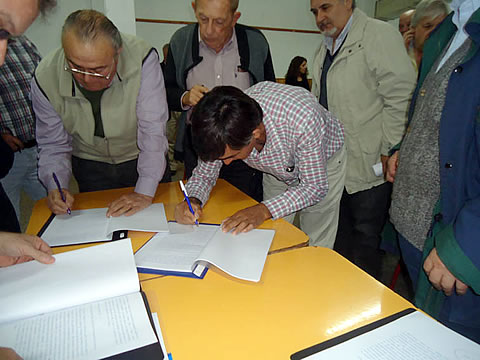 movilizaci&oacute;n por la pavimentaci&oacute;n de la Ruta 70