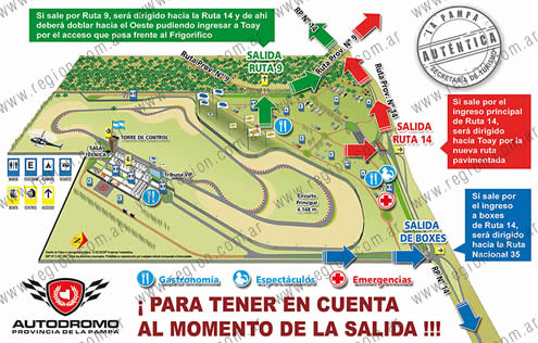 5ta fecha 2014 del TC en el Aut&oacute;dromo de La Pampa