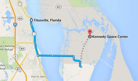 Cabo Ca&ntilde;averal, Centro Espacial Kennedy