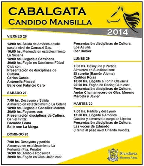 104&ordm; Aniversario del Partido de Rivadavia