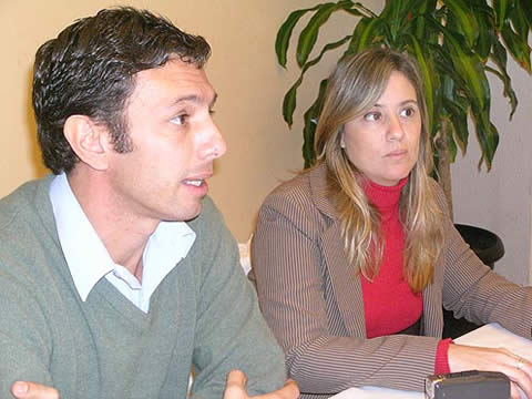 Santiago Ams&eacute; y Mar&iacute;a Gabriela Casagrande