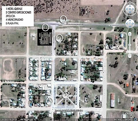 FOTO: Hotel Quehu&eacute; ubicaci&oacute;n