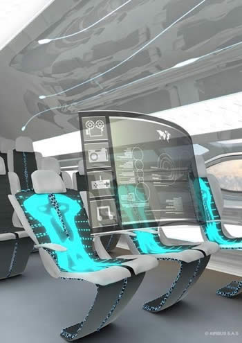 Airbus present&oacute; su concepto de cabina del futuro