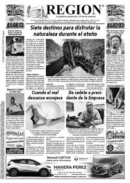 Tapa de Semanario REGION